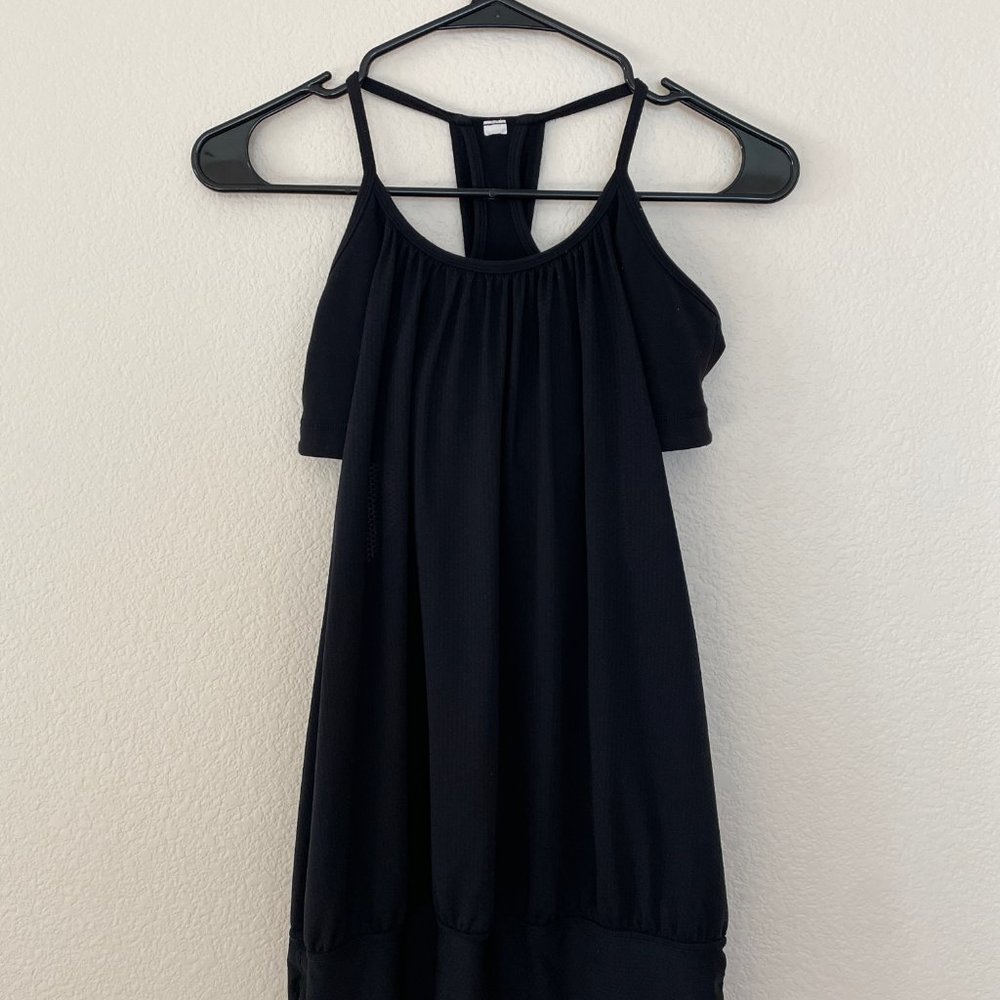 Black/Black Lululemon Tank Size 6